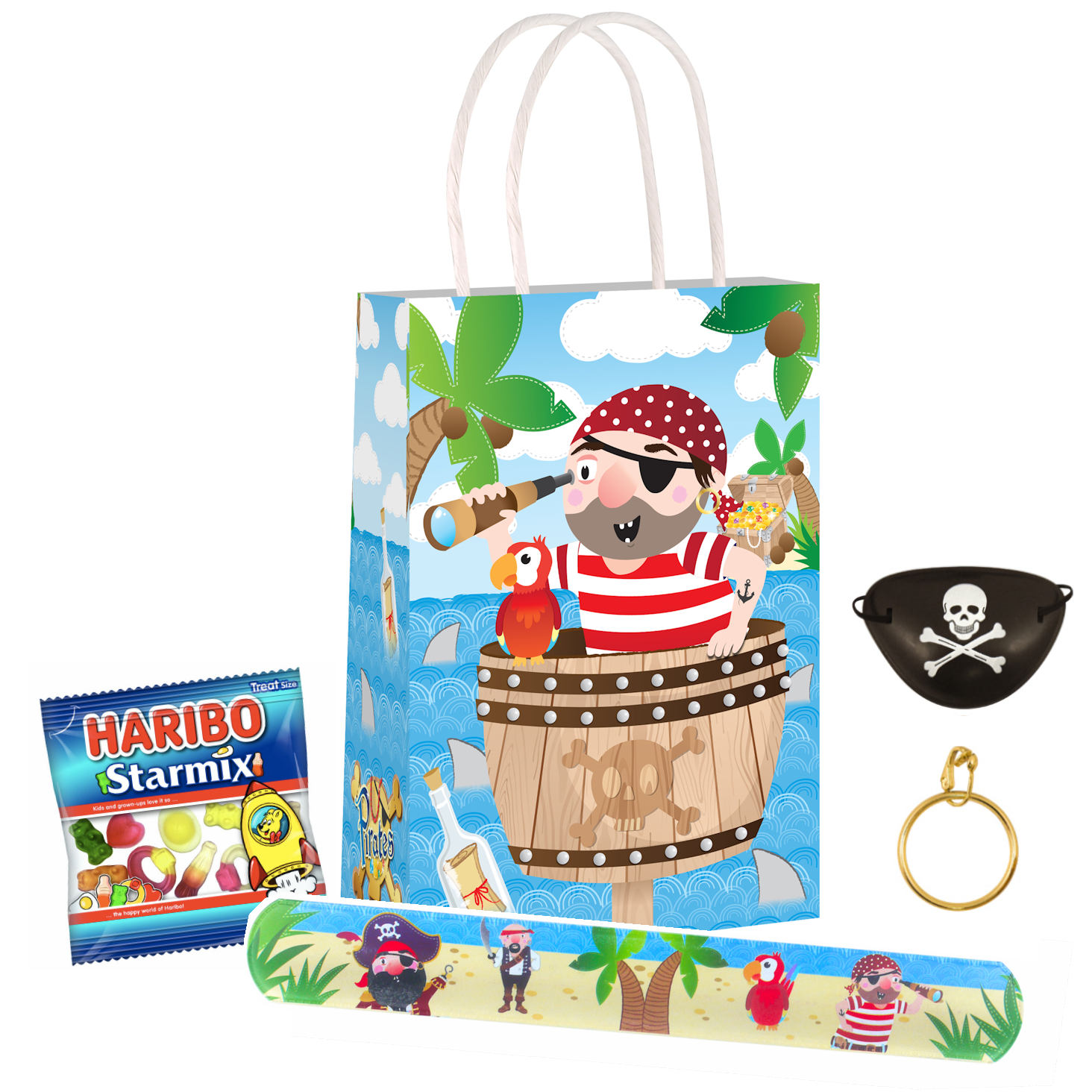 Pirate Eye Patch Party Bag